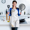 Gold White Marble Women's Apron-grizzshop