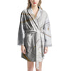 Gold White Marble Women's Robe-grizzshop