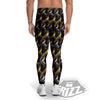 Golden And Silver Snakes 3D Print Pattern Men's Leggings-grizzshop