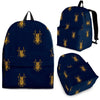 Golden Bug Pattern Print Backpack-grizzshop