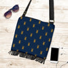 Golden Bug Pattern Print Crossbody bags-grizzshop