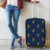 Golden Bug Pattern Print Luggage Cover Protector-grizzshop