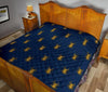 Golden Bug Pattern Print Quilt-grizzshop