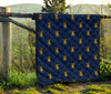 Golden Bug Pattern Print Quilt-grizzshop