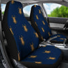 Golden Bug Pattern Print Universal Fit Car Seat Covers-grizzshop