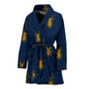 Golden Bug Pattern Print Women Long Robe-grizzshop