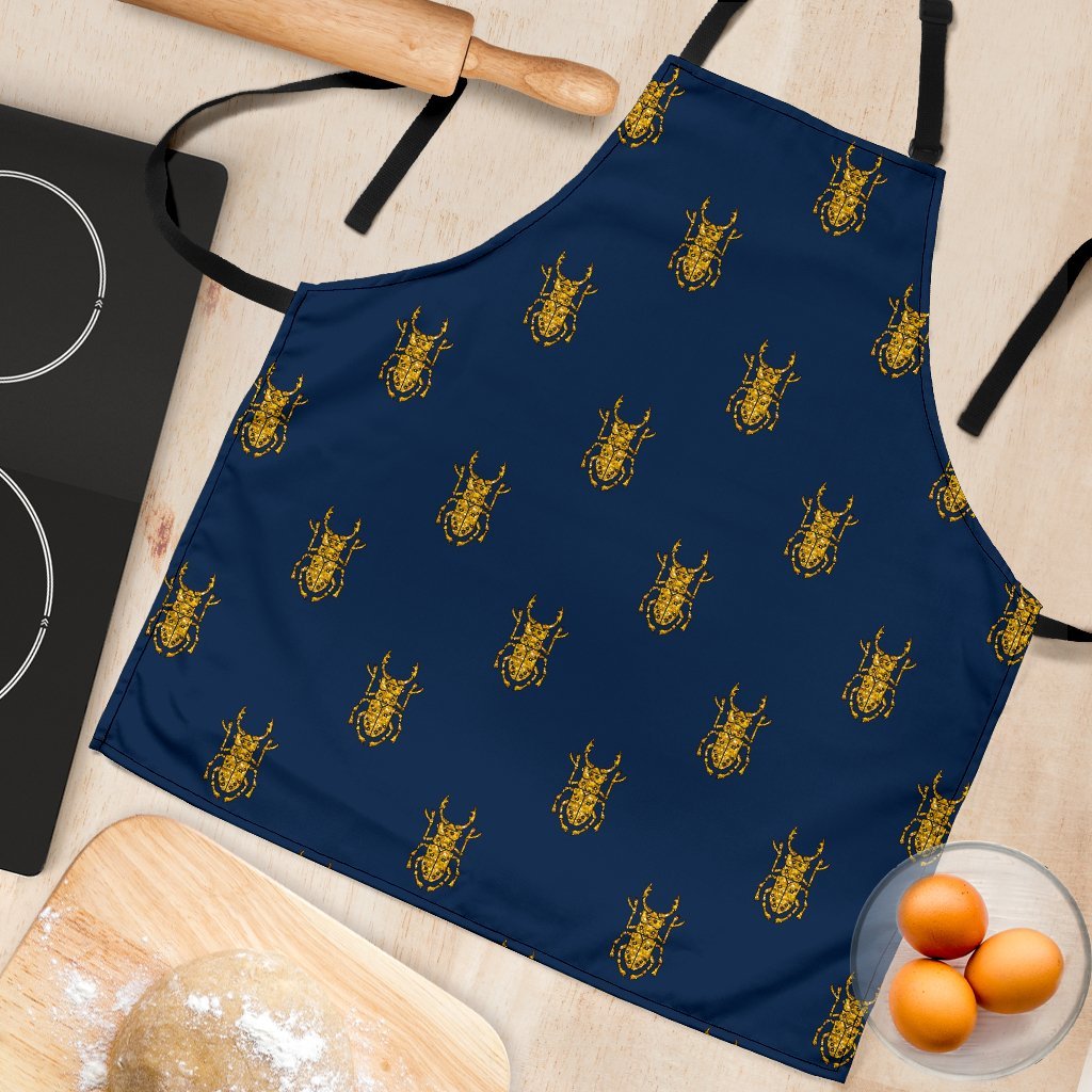 Golden Bug Pattern Print Women's Apron-grizzshop