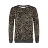 Golden Lotus Pattern Print Women's Sweatshirt-grizzshop