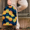 Golden Pineapple Edm Hawaiian Print Backpack-grizzshop