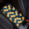 Golden Pineapple Edm Hawaiian Print Car Console Cover-grizzshop