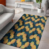 Golden Pineapple Edm Hawaiian Print Floor Mat-grizzshop