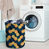 Golden Pineapple Edm Hawaiian Print Laundry Basket-grizzshop