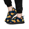 Golden Pineapple Edm Hawaiian Print Men's Sneakers-grizzshop