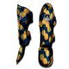 Golden Pineapple Edm Hawaiian Print Muay Thai Shin Guard-grizzshop