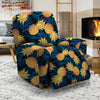 Golden Pineapple Edm Hawaiian Print Recliner Cover-grizzshop