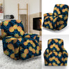 Golden Pineapple Edm Hawaiian Print Recliner Cover-grizzshop