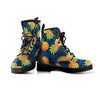 Golden Pineapple Edm Hawaiian Print Women's Boots-grizzshop