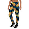 Golden Pineapple Edm Hawaiian Print Women's Joggers-grizzshop