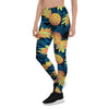 Golden Pineapple Edm Hawaiian Print Women's Leggings-grizzshop