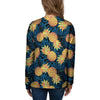 Golden Pineapple Edm Hawaiian Print Women's Sweatshirt-grizzshop