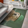 Golden Retriever Patrick's Day Print Floor Mat-grizzshop