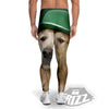 Golden Retriever Patrick's Day Print Men's Leggings-grizzshop