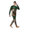 Golden Retriever Patrick's Day Print Men's Pajamas-grizzshop