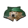 Golden Retriever Patrick's Day Print Muay Thai Boxing Shorts-grizzshop