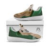 Golden Retriever Patrick's Day Print White Athletic Shoes-grizzshop