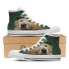 Golden Retriever Patrick's Day Print White High Top Shoes-grizzshop