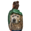 Golden Retriever Patrick's Day Print Women's Hoodie-grizzshop