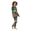 Golden Retriever Patrick's Day Print Women's Pajamas-grizzshop