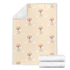 Golden Retriever Pattern Print Blanket-grizzshop