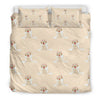 Golden Retriever Pattern Print Duvet Cover Bedding Set-grizzshop