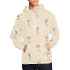 Golden Retriever Pattern Print Men Pullover Hoodie-grizzshop