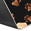 Golden Retriever Paw Pattern Print Floor Mat-grizzshop