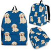 Golden Retriever Print Pattern Backpack-grizzshop