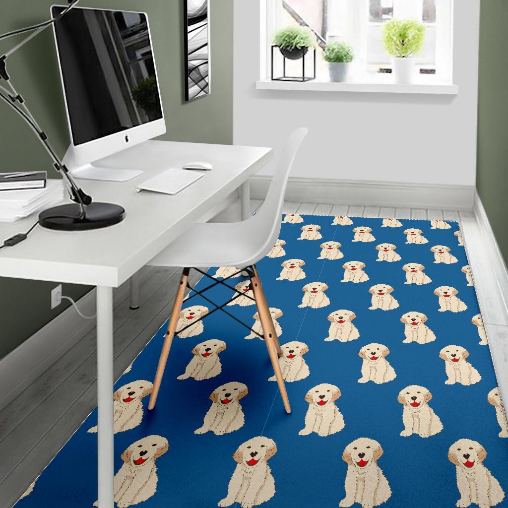 Golden Retriever Print Pattern Floor Mat-grizzshop