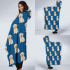 Golden Retriever Print Pattern Hooded Blanket-grizzshop