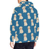 Golden Retriever Print Pattern Men Pullover Hoodie-grizzshop