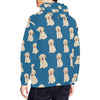 Golden Retriever Print Pattern Men Pullover Hoodie-grizzshop