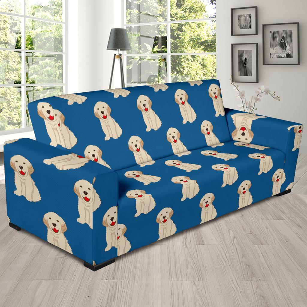 Golden Retriever Print Pattern Sofa Covers-grizzshop