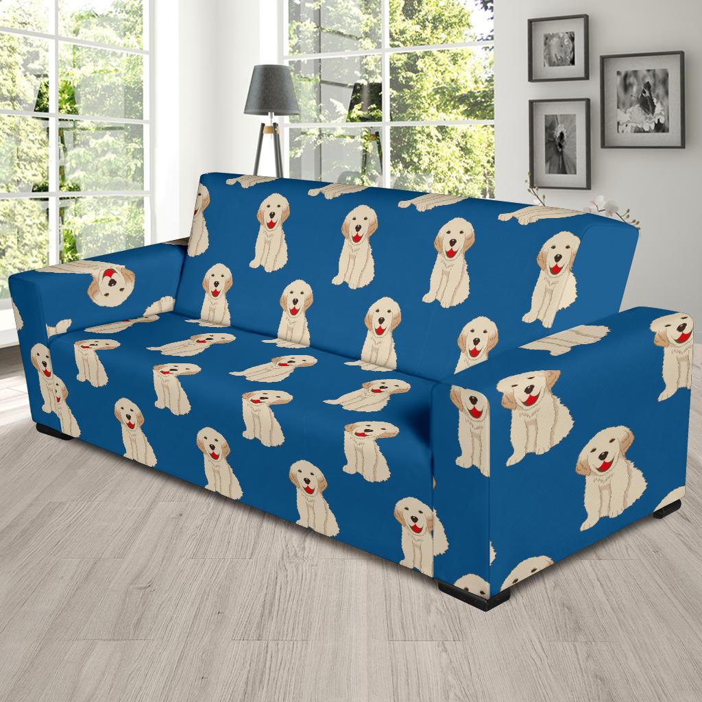 Golden Retriever Print Pattern Sofa Covers-grizzshop