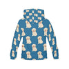 Golden Retriever Print Pattern Women Pullover Hoodie-grizzshop