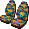 Load image into Gallery viewer, Goldfish Flower Pattern Print Universal Fit Car Seat Cover-grizzshop
