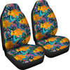Load image into Gallery viewer, Goldfish Flower Pattern Print Universal Fit Car Seat Cover-grizzshop