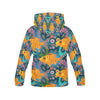 Load image into Gallery viewer, Goldfish Flower Pattern Print Women Pullover Hoodie-grizzshop