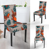 Goldfish Leaf Pattern Print Chair Cover-grizzshop