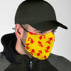 Goldfish Pattern Print Face Mask-grizzshop