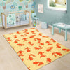 Goldfish Pattern Print Floor Mat-grizzshop